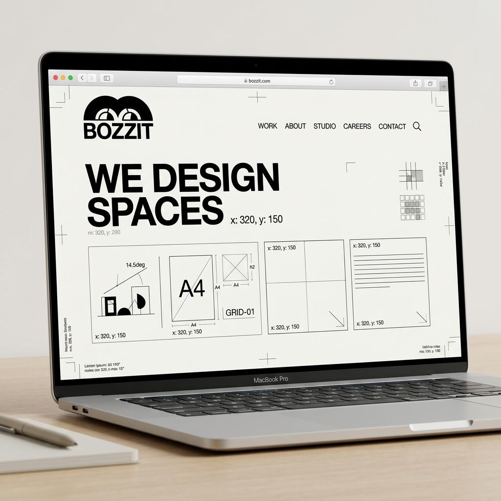 Bozzit interactive coming soon website designed and developed by CoFndr